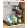 UMDONX Sink Kitchen Organiser 2-Tier Under Sink Shelf | Pull-out