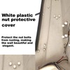 M12 x 19mm Plastic Nut and Bolt Protection Dome Cover,