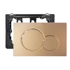 Dual Flush Actuator Plate Compatible with Geberit 115.770.46.6 Wall Mount