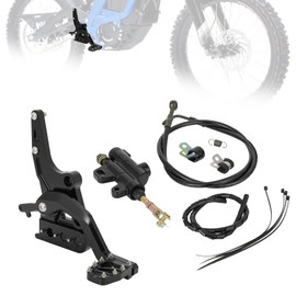 IUVWISN Electric Dirt Bike Hydraulic Foot Brake Pedal Lever Kit CNC for Surron Sur Ron LBX X260 X160