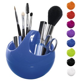Spirella Cosmetic Organiser Bowl Storage Box for Make Up and Jewellery 10.5 x 9.5 cm Blue