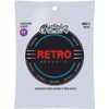 Martin Retro Acoustic Guitar Strings,11-52 Custom-Light-Gauge Monel, Nickel (6 str)