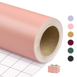 Christmas Wrapping Paper, Pink Wrapping Paper, 17 Inches X 32.8 Feet, Minimalist Solid Plain Color Wrapping Raper Christmas Roll, Gift Wrapping Paper for Christmas, Wedding, Birthday, Baby Shower