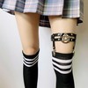2 Pieces Of Garter, Punk Style Accessories, Adjustable Leg Ring,