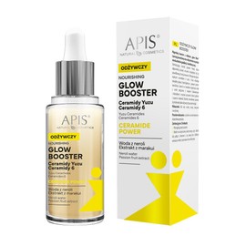 Apis | Glow Booster CERAMIDE POWER | Vitamin-Cocktail für das Gesicht | Feuchtigkeitsspendend | Pflegend | | Hyaluronsäure | Squalan | Zieht schnell ein | Ideal unter dem Make-up | Inhalt 30 ml