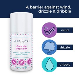 Mum & You Baby Face the Day Stick with Sunflower & Coconut Oils, Beeswax & Shea Butter for Natural Skincare. Protect your Baby's Face from Irritants, and Soothe Eczema & Irritated Skin.