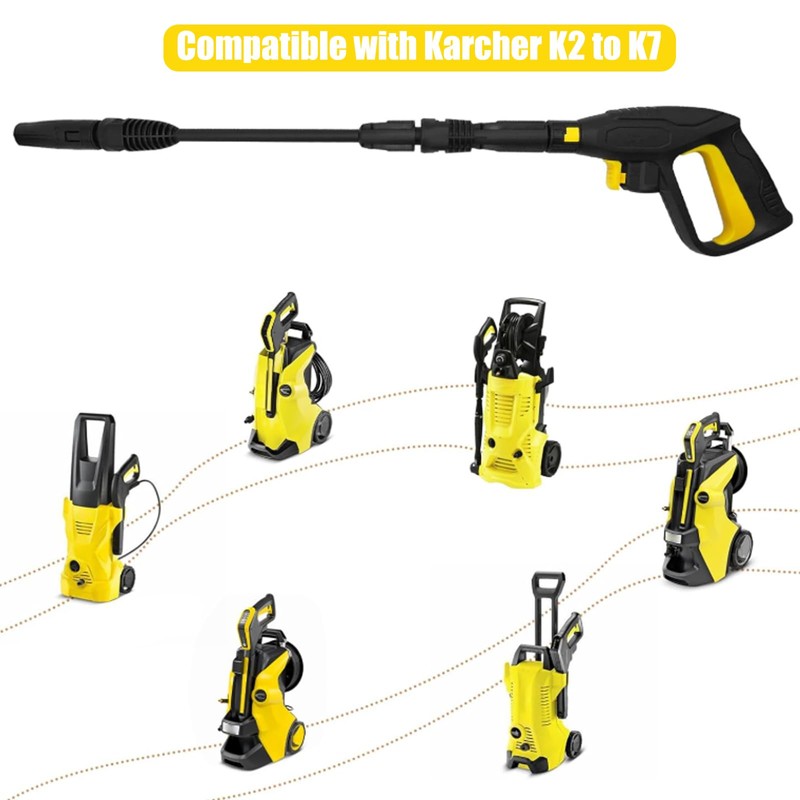 2170 PSI Replacement Pressure Washer Gun with Extension Wand and