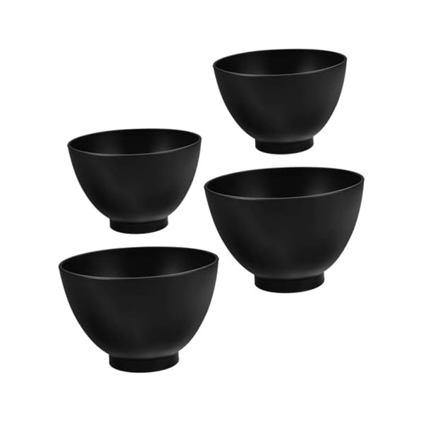 NOLITOY 4pcs Mask Mixing Silicone Bowls For Facials DIY Mask