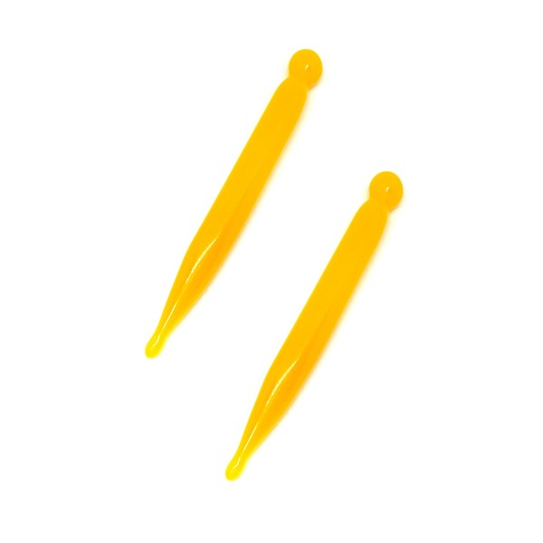 Wumio Cassa Press Rod, Beeswax Resin, Straight, 2-Piece Set, Washable,