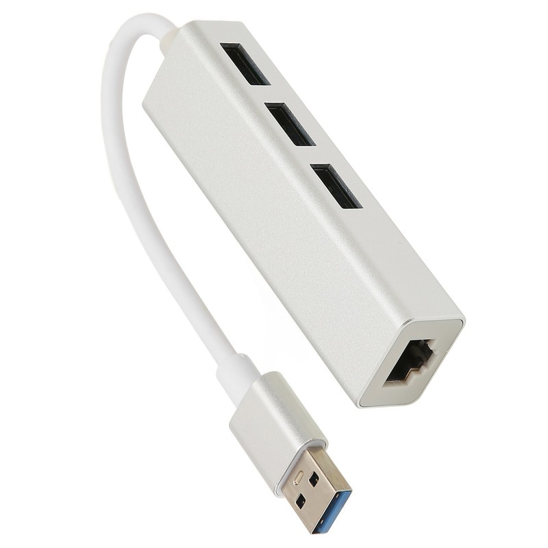 USB3.0 to Ethernet Adapter with RJ45 Ethernet Port 5Gbps 3