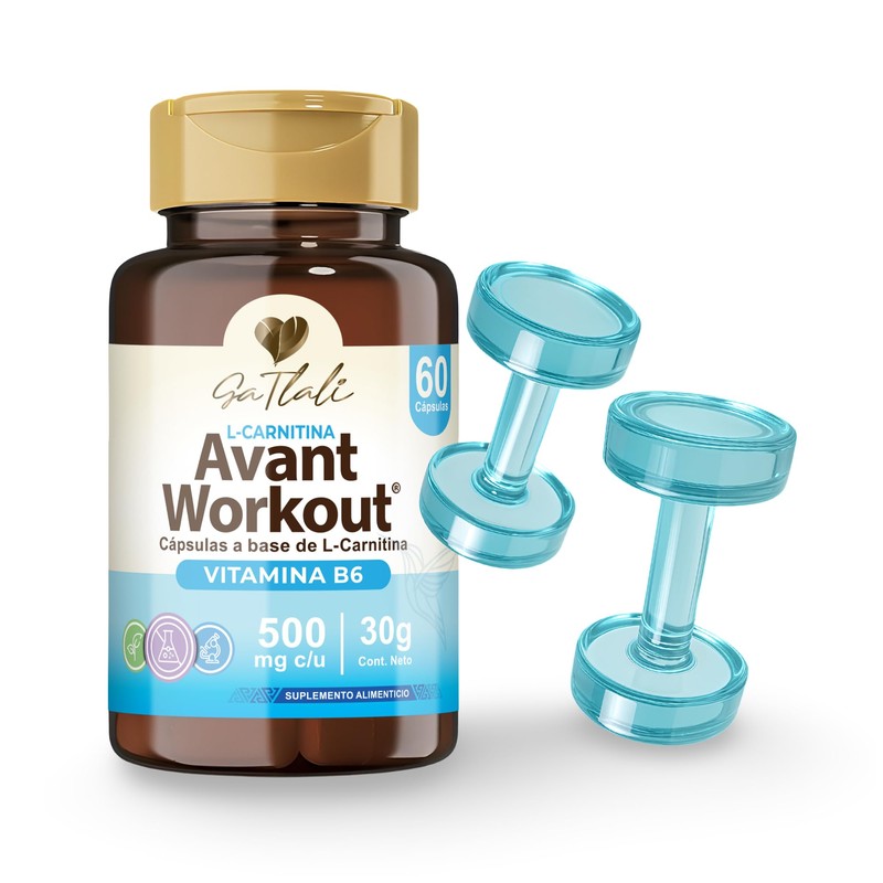L Carnitina Ga Tlali 60 Cápsulas con Vitamina B6 -