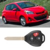 3 Buttons Uncut Smart Car Key Fob Fit for Toyota