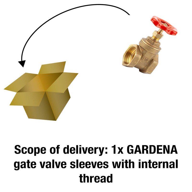 Gardena Sleeve Gate Valve with Internal Thread: Barrier Bolt with