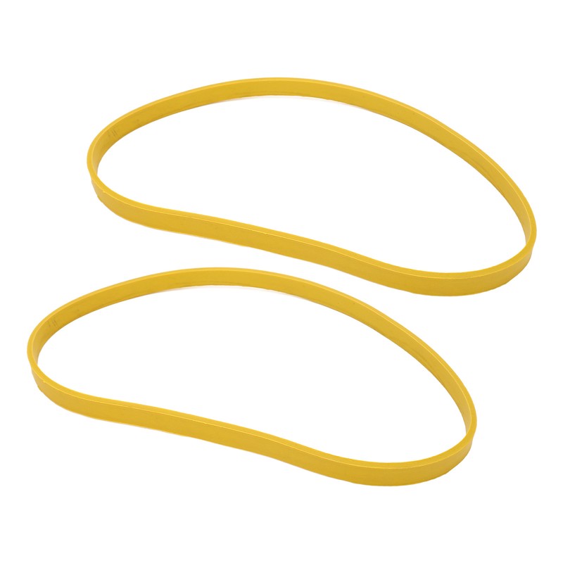 2 Pcs Band Saw Tire Yellow Anti Slip Noise Reduction
