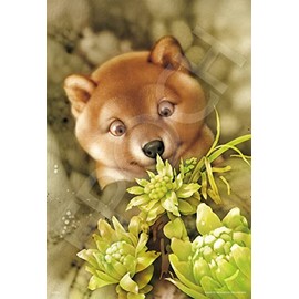 Epoch Company 300 Piece Jigsaw Puzzle, Makoto Muramatsu Snow Melting and Puppy, 10.2 x 15.0 inches (26 x 38 cm)