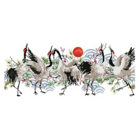 Diamond Dotz Embroidery KIT, Brolga Dance