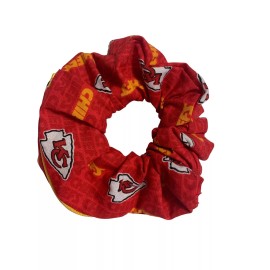 SHOPGALNY KC Chiefs Mini PRINT HAIR ZIPPER SCRUNCHIE FUN GIFT IDEA, Game Day, BEACH, GYM