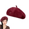 CSILOVEE Beret Hat, Women's Hat, Stylish, Simple, Octagonal, Hair, Warm,