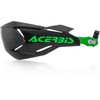 Acerbis 22397.325 Moto Hand Guards, Black/Green, Size Unifit