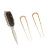 Mmaxboss Cepillo Para Cabello Rizado Para Mujeres,Horquilla De Metal En