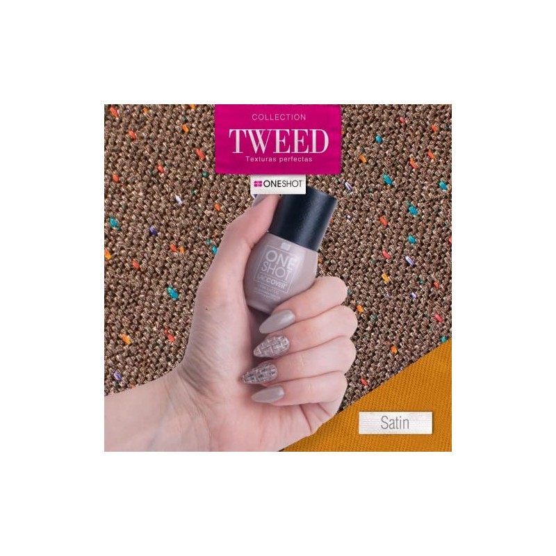 ONE SHOT LACCOVER - Gel Polish Semipermanente Para Uñas TWEED