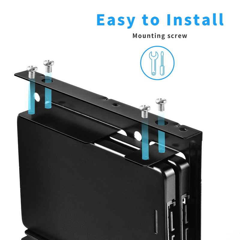 ELUTENG SSD Mounting Frame for 2 x 2.5 Inch to