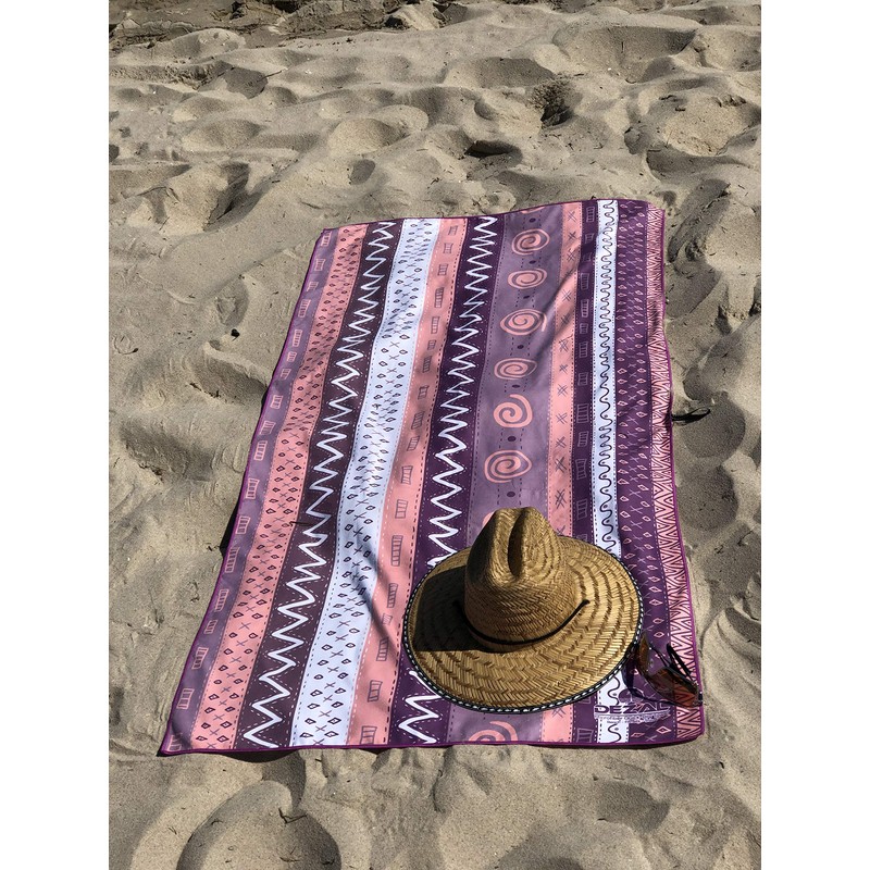 DEZAL Microfiber Super-Compact Sand Free Hiking Beach Camping Fitness Travel