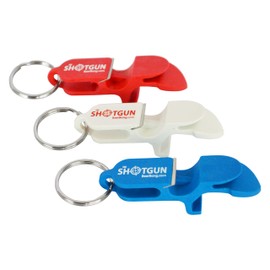 Shotgun Keychain Tool Beer Bong America’s 3-Pack, Bottle Opener, Shotgunning Tool, and Tap Opener All in One - Made in The USA