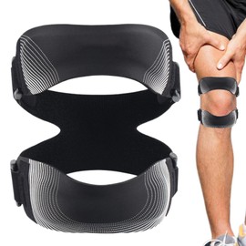 Knee Brace - Adjustable Patella Knee Brace,Stabilizing Open Design, Basketball Training Equipment for Men Women