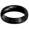 CROWNAL 2mm/4mm/6mm/8mm Black Ceramic Wedding Band Ring Men Women Couple