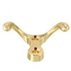 TA-VIGOR 5Pcs Double Prong Robe Hooks, Wall Mounted Heavy Duty