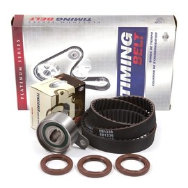 Domestic Gaskets DG-0664435397 Timing Belt Kit Compatible With/Replacement For 93-97 Toyota Geo Prizm Corolla 1.6L DOHC 4AFE