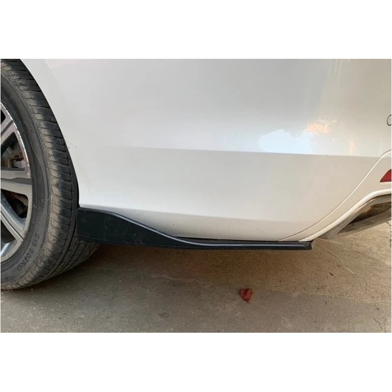 MQ Carbon Fiber Style Rear Side Splitter Side Skirt For