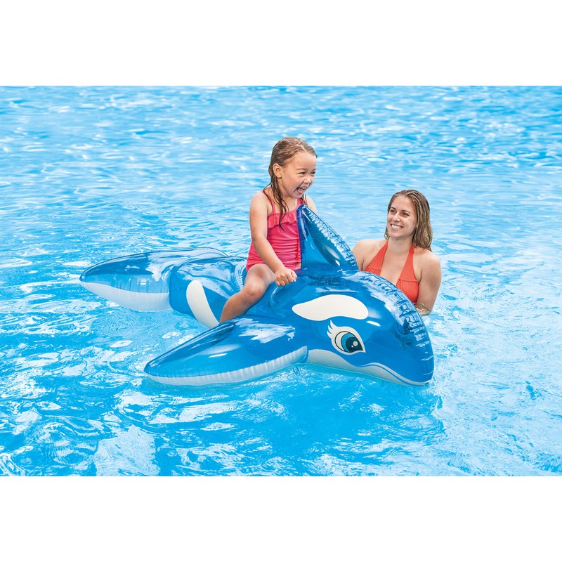 Intex Lil' Whale Ride-On, 60" X 45", for Ages 3+