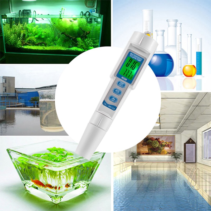 Professional 3 in 1 Multi Parameter Water Quality Tester Portable
