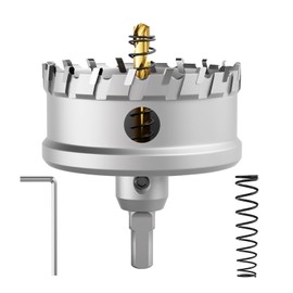 CSOOM Upgrade high-performance carbide hole saw, TCT hole cutter. Stainless steel and metal mesh are the ideal choice (80 mm)