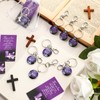 Junkin Funeral Favors for Guest Including Remember Keychain Prayer Cards