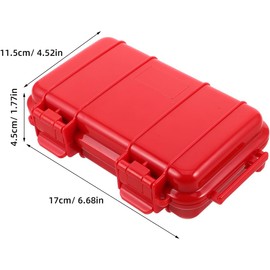 Estuche Impermeable para teléfono: Estuche Impermeable para teléfono móvil - Pequeño contenedor de plástico para Dispositivos electrónicos - rígido Protector para Viajes al Aire Libre y