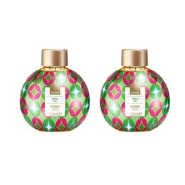 Pack of 2 Apple Pie Bauble Bubble Bath 2 x 250ml