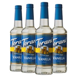 Torani Torani Sugar Free Syrup, Vanilla, 25.4 Ounce (Pack of 4)