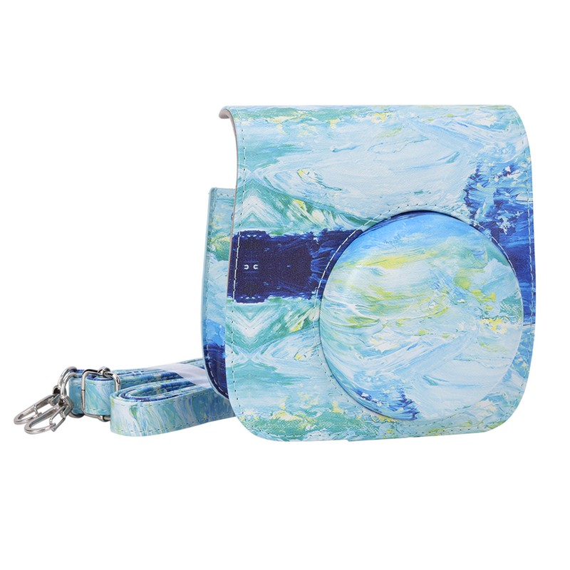 PU Leather Portable Single Shoulder Camera Case Protective Pouch Cover