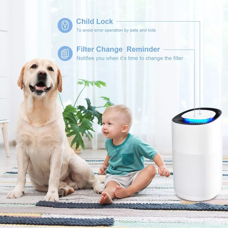 Air-Honati Large Room 2,763 Sq. ft Air Purifier True HEPA