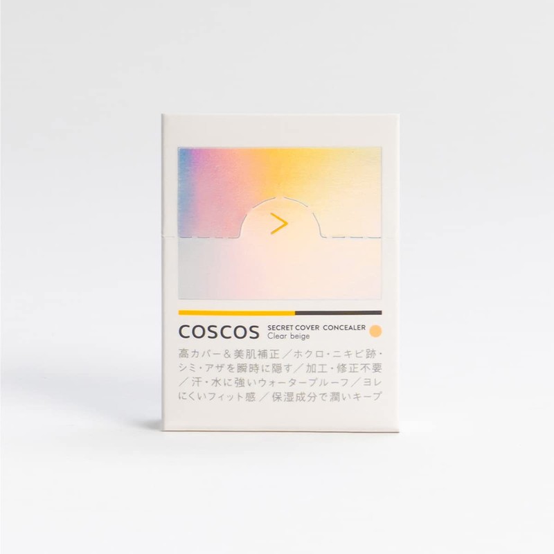 COSCOS Concealer, Clear Beige, Dark Bear, Mole, Freckles, Eraser, Skin