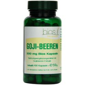 Bios Goji Berries 500 mg 100 Capsules Pack of 1 x 59 g