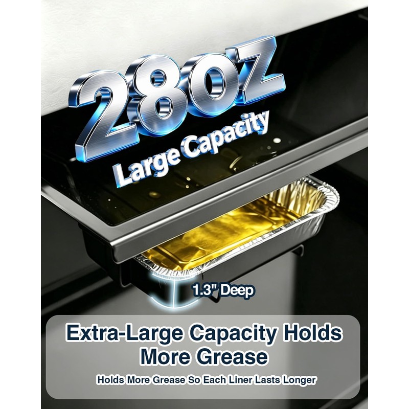 7515 Drip Pan Holder & 20 Liners for Weber Spirit