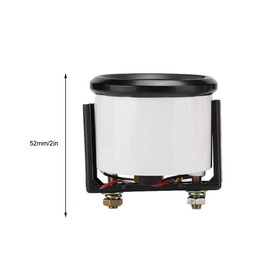 Suuonee 52mm Oil Pressure Gauge Universal 12V Car Compatible Electromagnetic Oil Pressure Indicator Auto Dashboard Meter for Modified Vehicles