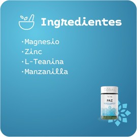 Súluu Paz Gomitas Vitaminadas, Alivio del Estrés Acumulado, Sensación de Tranquilidad, Reductor de la Ansiedad 60 Gomitas Sabor Mora Manzanilla, L-Teanina, Magnesio y Zinc Sin Gluten