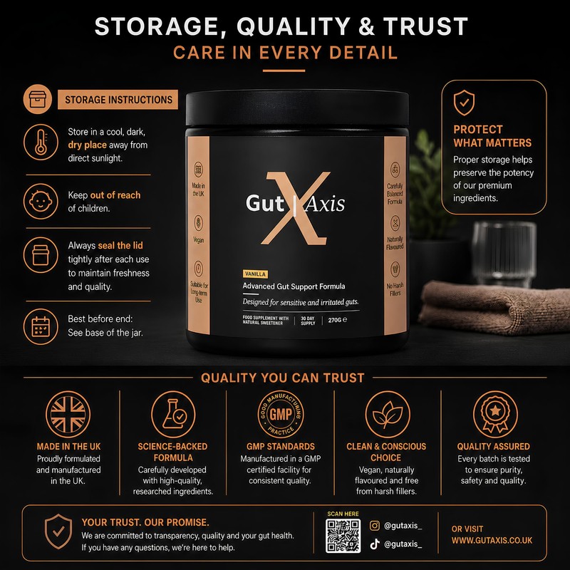 Gut Axis Advanced Gut Repair Formula 270g Vanilla | 5g