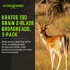 Flying Arrow Archery Kratos | Mechanical Broadheads 100 Grain |