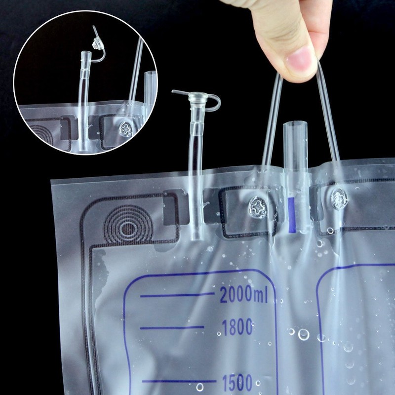 Owfeel 2000ml Man Protable Wearable Urine Bag Urinal System with